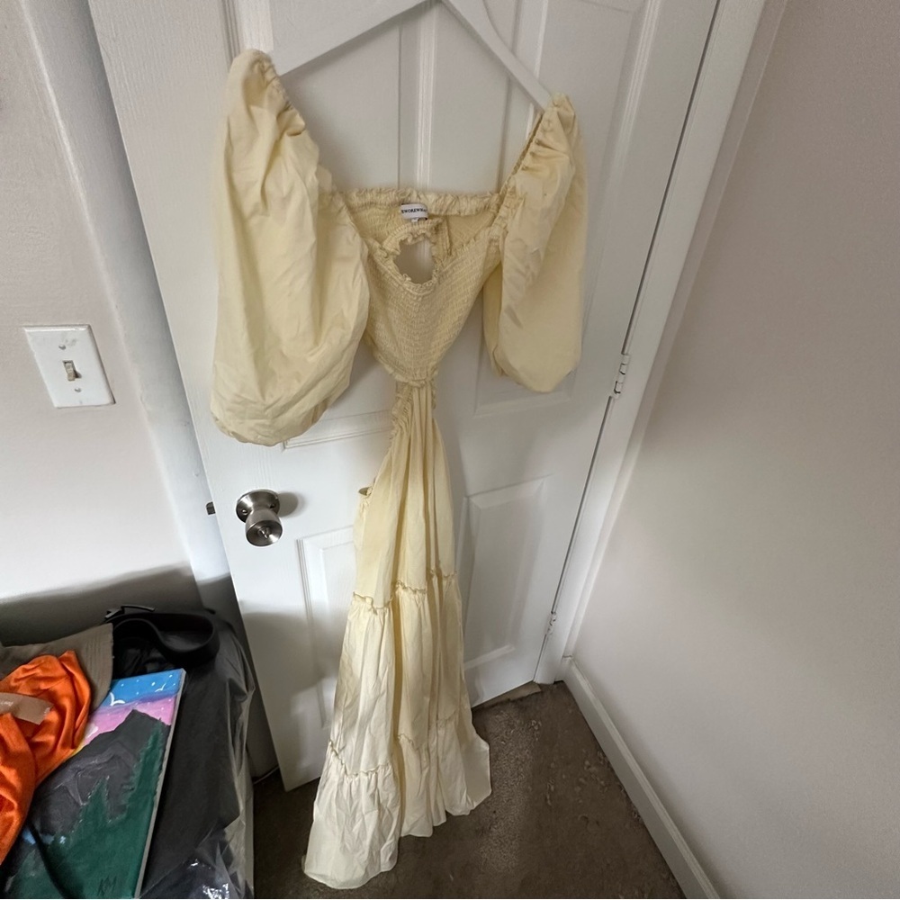 Light Yellow Maxi Dress